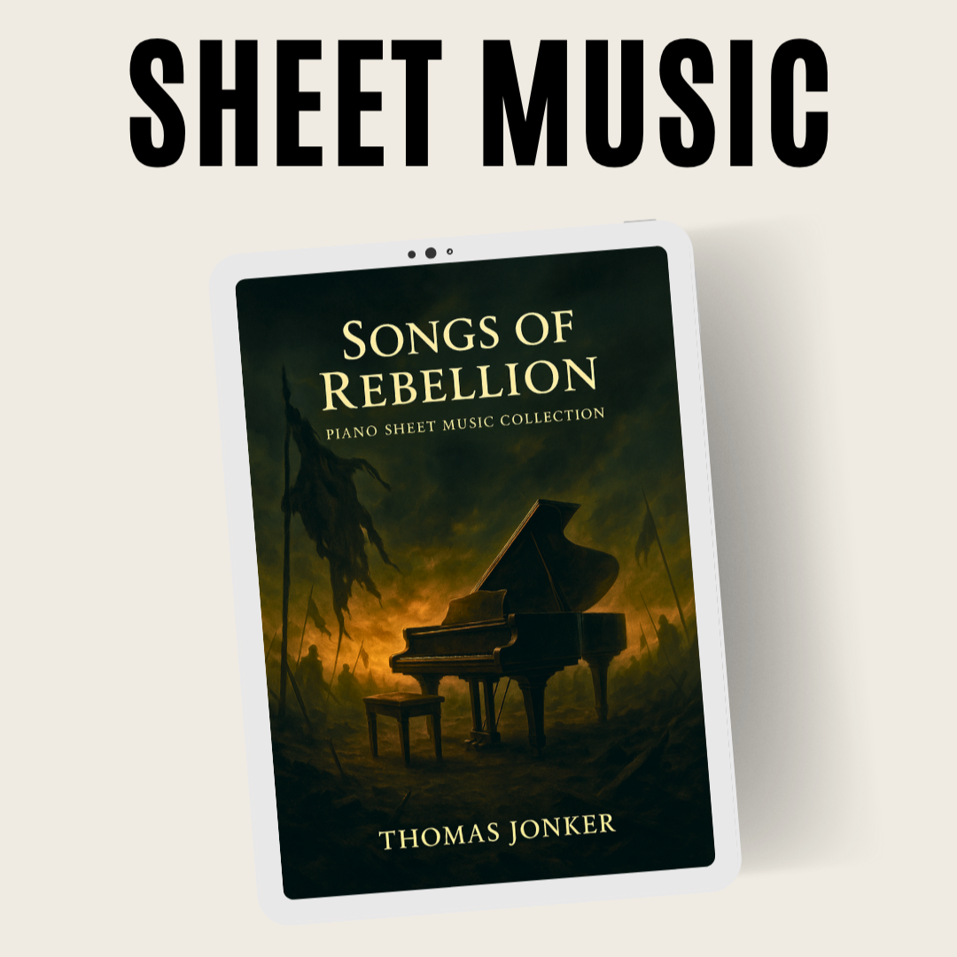 Songs of Rebellion - Piano Sheet Music Collection (Bella Ciao, Dark Is The Night & More)