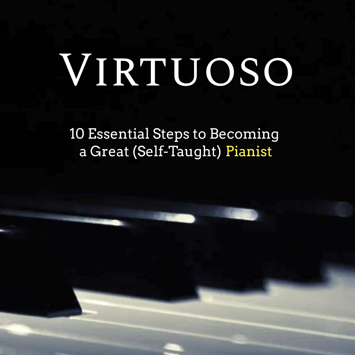 Virtuoso piano guidebook front cover