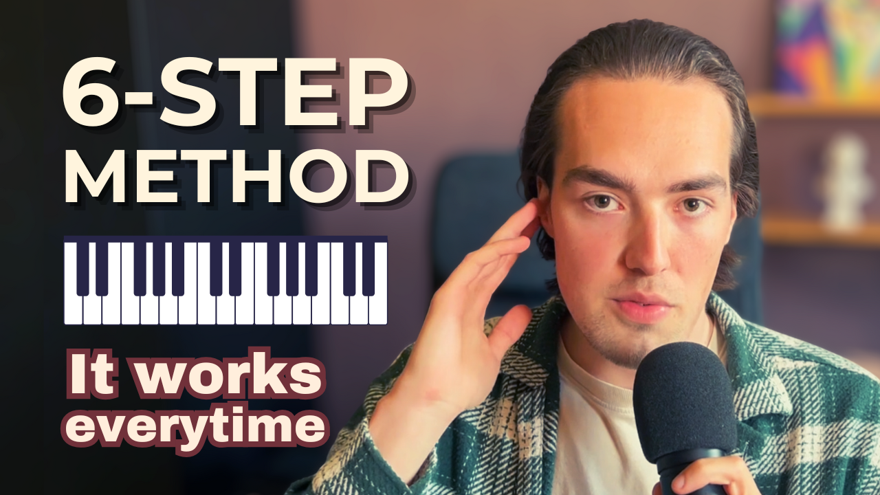 Load video: Thomas Jonker explaining how to play any song on the piano by ear